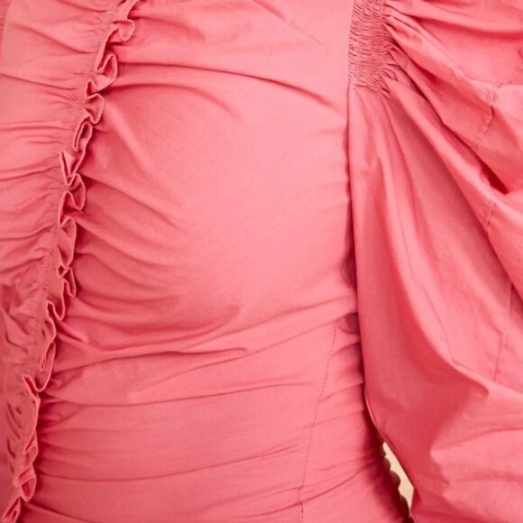 NWOT ULLA JOHNSON Priyanka Dress in Honeysuckle M $570 - Picture 7 of 12